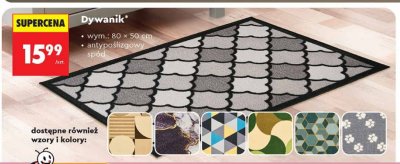Dywanik antypoślizgowy spód 80x50 cm promocja w Biedronka