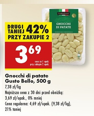 Gnocchi di patate Gustobello promocja