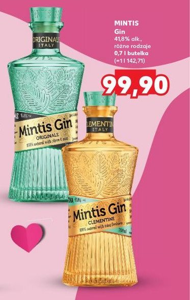 Gin Mintis gin originale promocja w Kaufland