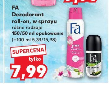 Dezodorant Fa pink passion promocja