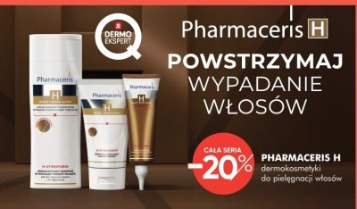 Kosmetyki PHARMACERIS H dermokosmetyki do pielęgnacji włosów promocja w Super-Pharm