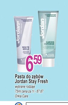 Pasta do z臋b贸w white smile Jordan promocja