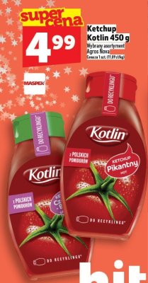 Ketchup Kotlin 450 g promocja w TOPAZ