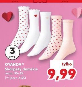 Skarpetki damskie 36-42 Oyanda promocja w Kaufland