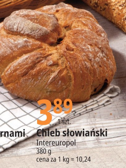 Chleb słowiański Inter europol promocja