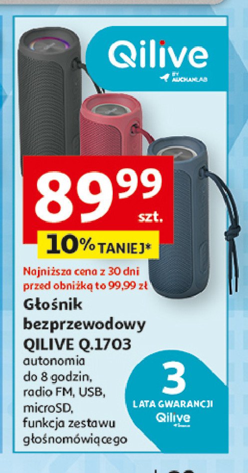 Głośnik q1703 Qilive promocja w Auchan