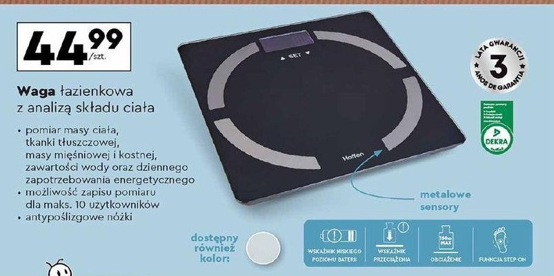 Waga analityczna do pomiaru masy cia艂a Hoffen promocja