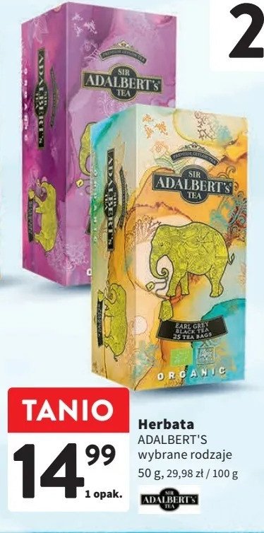 Herbata earl grey Adalbert's tea promocja