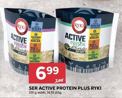 Ser Active Protein Plus Ryki wiórek promocja w Stokrotka