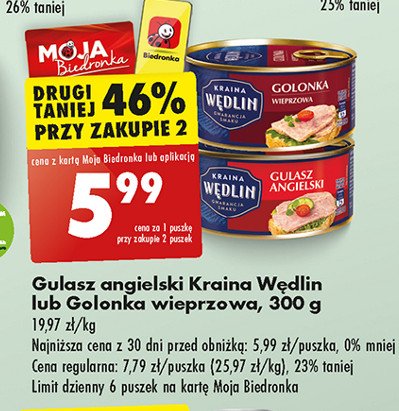 Golonka wieprzowa Kraina wędlin promocja