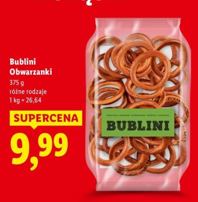 Obwarzanki 375 g promocja w Lidl