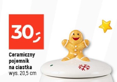 Ceramiczny pojemnik na ciastka wys. 20,5 cm promocja w Dealz