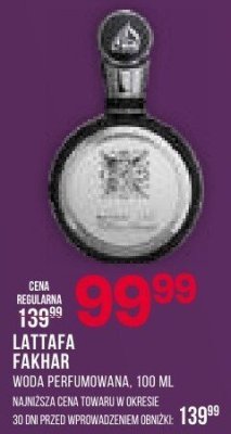 Perfumy LATTAFA FAKHAR woda perfumowana promocja w Drogerie Natura