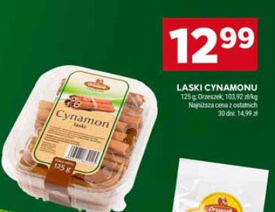Laski cynamonu promocja w Stokrotka