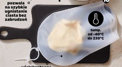 Worek silikonowy do wyrabiania ciasta promocja w Netto