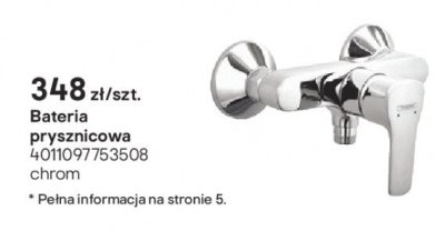 Bateria prysznicowa Hansgrohe My Sport 4011097753508 promocja w Castorama