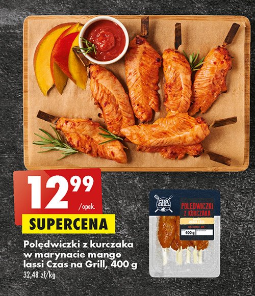 Pol臋dwiczki z kurczaka marynata mango lassi