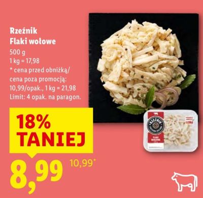 Flaki wołowe promocja w Lidl