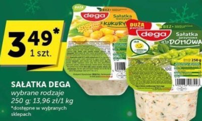 Sałatka Dega wybrane rodzaje promocja w ABC