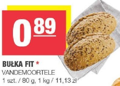 Bułka fit VANDEMOORTELE promocja w SPAR