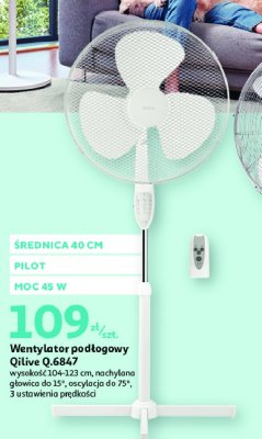 Wentylator podłogowy q.6847 Qilive promocja