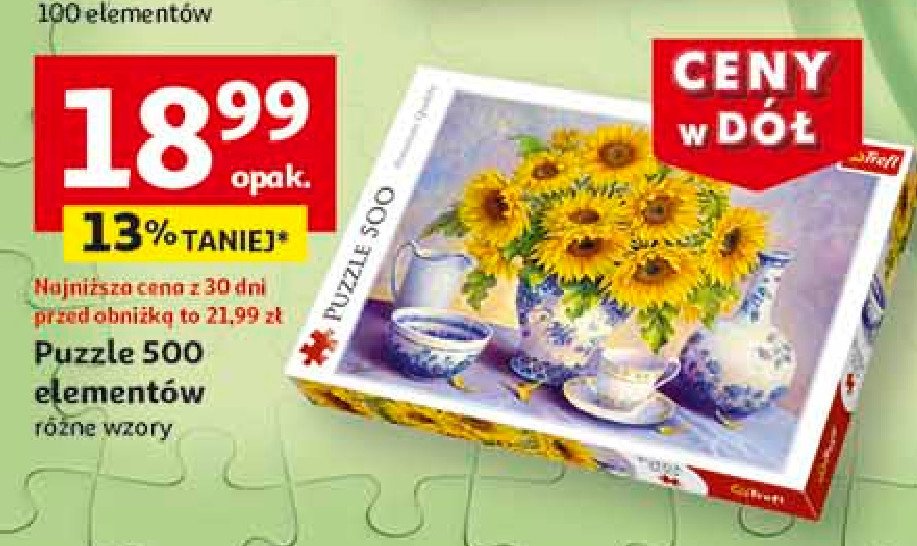 Puzzle 500 elementów Trefl promocja