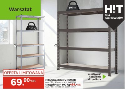 Regał metalowy NU150B promocja w Leroy Merlin