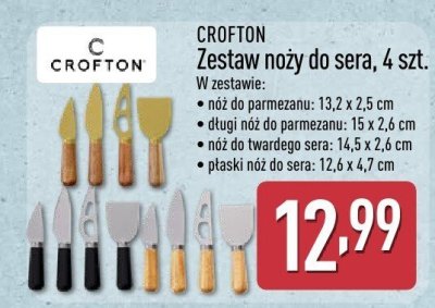 Zestaw noży do sera CROFTON, 4 szt. promocja w Aldi