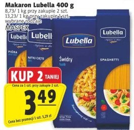 Makaron Lubella 400 g różne rodzaje promocja w Prim Market