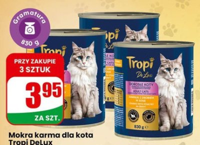 Karma mokra dla kota DeLux różne rodzaje promocja w Dino