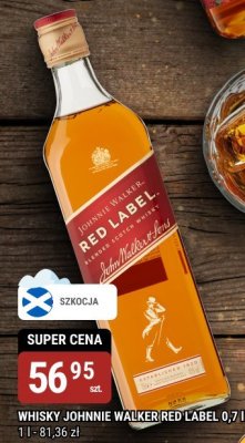 Whisky Johnnie Walker Red Label 0,7l promocja w bi1