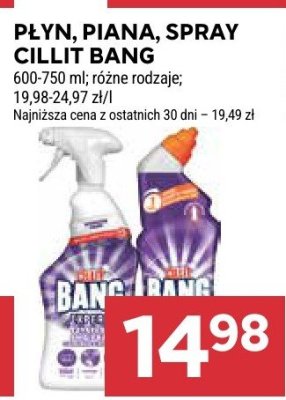 Płyn, piana, spray Cillit Bang promocja w Stokrotka
