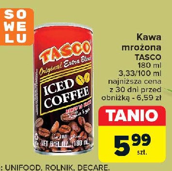 Kawa mrożona Tasco promocja