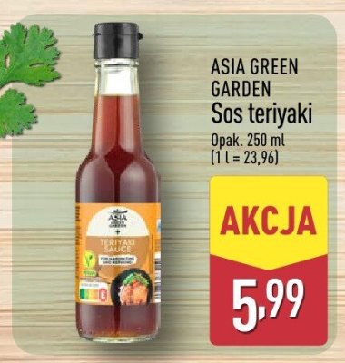 Sos teriyaki ASIA GREEN GARDEN promocja w Aldi