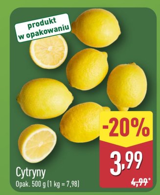 Cytryny Ryneczek lidla promocja w Aldi