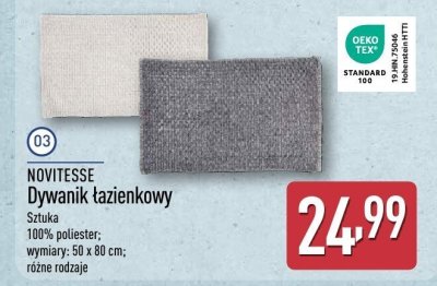 Dywanik 艂azienkowy 50 x 80 cm Home creation promocja w Aldi
