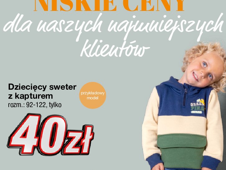 Sweter dziecięcy promocja