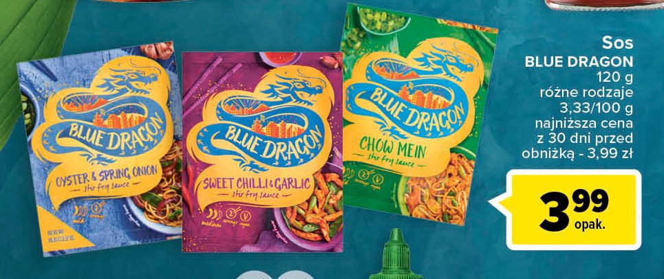 Sos oyster Blue dragon promocja
