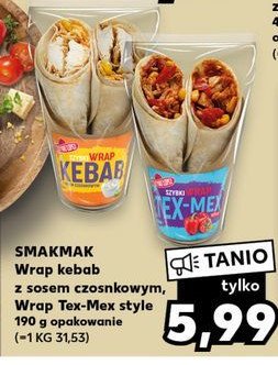 Wrap tex-mex Snack time promocja