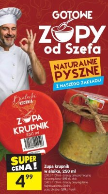 Zupa krupnik w słoiku, 250 ml promocja w Twój Market