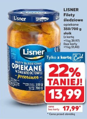 Filety śledziowe opiekane promocja w Kaufland
