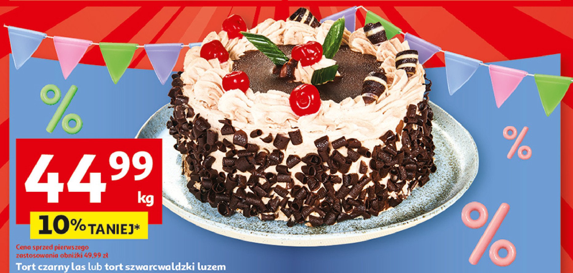 Tort czarny las promocja
