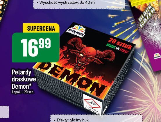 Petardy draskowe demon SUPER POWER promocja