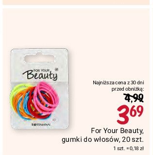 Gumki do włosów For your beauty promocja