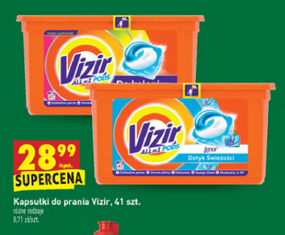 Kapsu艂ki do prania touch of lenor Vizir go pods promocja