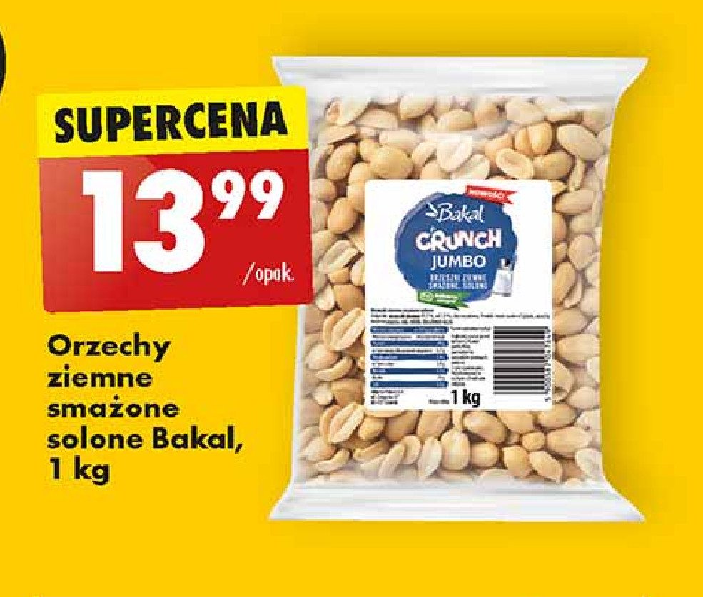 Orzechy ziemne smażone Bakal crunch promocja