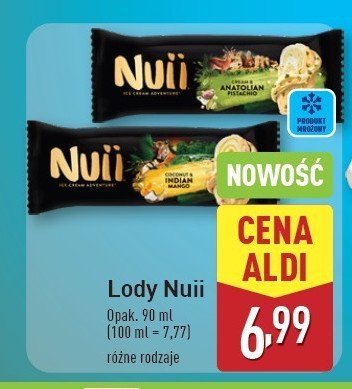 Lód coconut & indian mango Nuii promocja