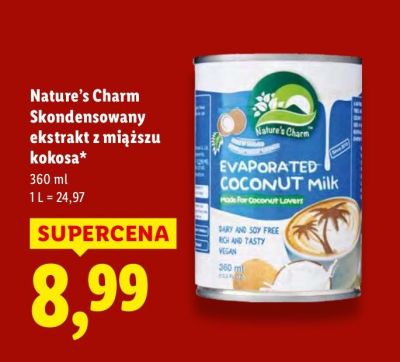 Ekstrakt z miąższu kokosa skondensowany  promocja w Lidl