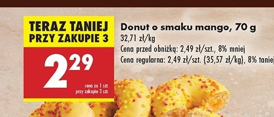 Donut mango promocja w Biedronka