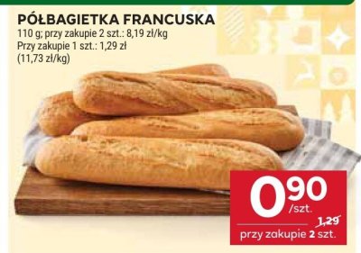 Bagietka francuska Stokrotka promocja w Stokrotka